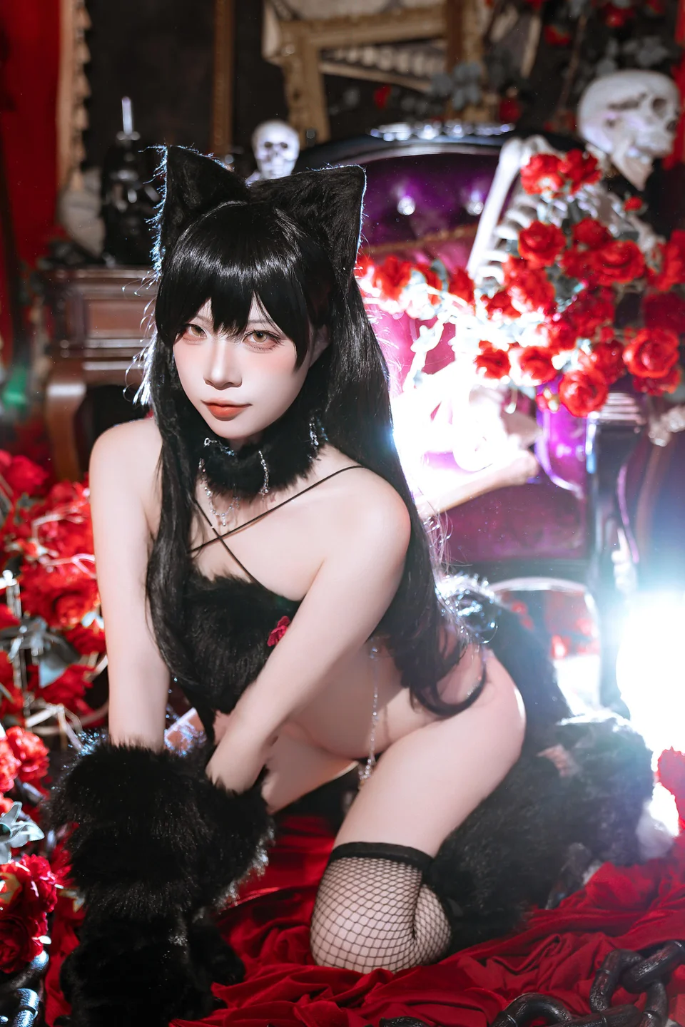 二佐Nisa - 碧蓝航线·爱宕 万圣节 [28P-598MB] tg@simisebaisi 【丝足阁】007.webp
